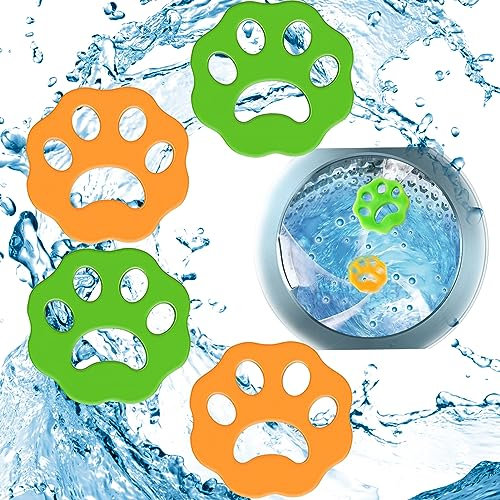 4 Stücke Tierhaarentferner Waschmaschine,Wäsche Haarfänger Waschmaschine Katzenhaarentferner Waschmaschine Hundehaare Waschmaschine Wiederverwendbar Haarfänger Waschmaschine Haarentferner Tierhaare