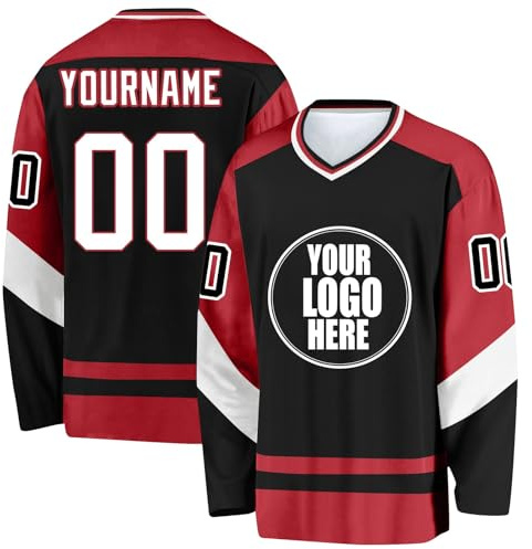 Personalized Ice Hockey Jersey Custom Long Sleeves Hockey Clothing Training Jerseys for Fans Men Women Youth