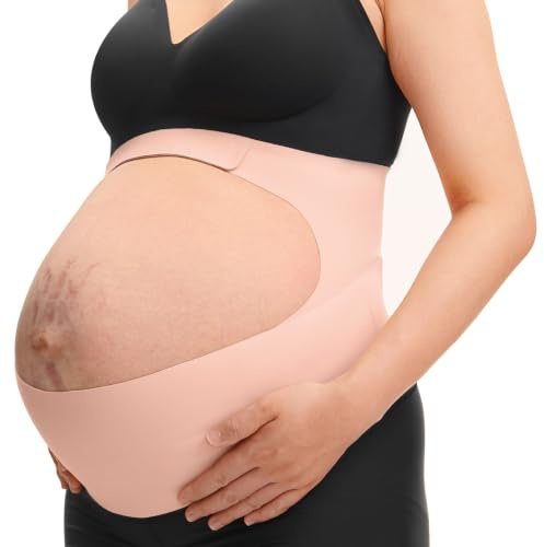 momcozy Pregnancy Support Belt, CozySupport Ergonest Pregnancy Belly Band, Invisible Maternity Belt for Back, Abdomen, Waist