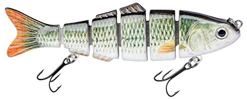 Wobbler Kunstköder Fischköder Angeln Forelle Köder Angelzubehör Spinner Jerkbait optimal zum Raubfischen für Hecht, Barsch, Zander, Dorsch, Wels, Farbe:Rotfeder