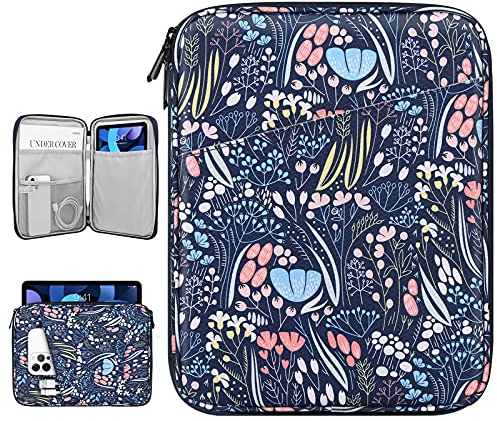 Dadanism 9-11 Zoll Tablet Tasche Hülle für iPad Air/Pro 11, iPad (A16) 11. Gen 11, i-Pad 10. Gen 10,9 Air 5/4, i-Pad 9/8/7. Gen 10,2, Galaxy Tab A9+ 11/S9 FE 10,9, Tab M11 11,Nacht Blau