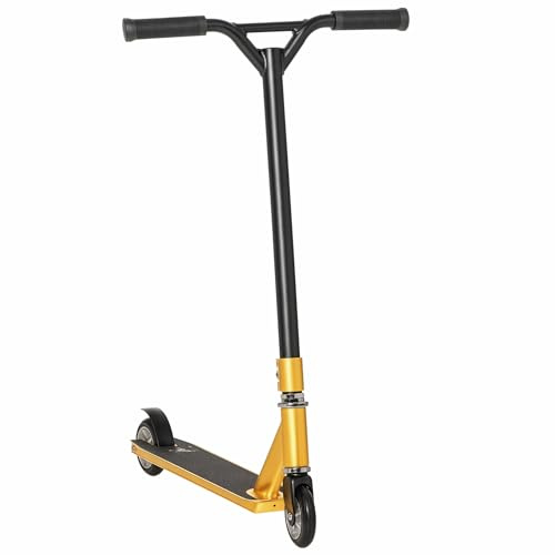 HOMCOM Stunt Scooter 360 Entry Level Tricks for Age 14+ | Lightweight Aluminium Deck, ABEC 7 Bearing, for Beginners