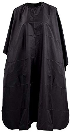 Buystarget Professional Hairdressing Cape Black Barbers Gown Cover Salon Barber Apron Cut