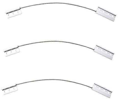 HOMSFOU Catene Anticaduta Per Finestre Di Sicurezza in Metallo, Limitatore Di Apertura Resistente, Ancoraggi Anticaduta Per Ragazzo Ragazza, Set Da 3 Pezzi Per Casa e Ufficio