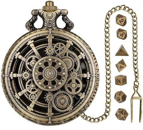 Fickur Tärningar, Fickur Tärningar Set Rollspel Tärningar | Polyedriska tärningar för bordsspel, vintage metalltärningar, små rollspelstärningar
