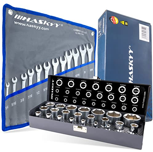 Harley - Juego de llaves de vaso (36 piezas)