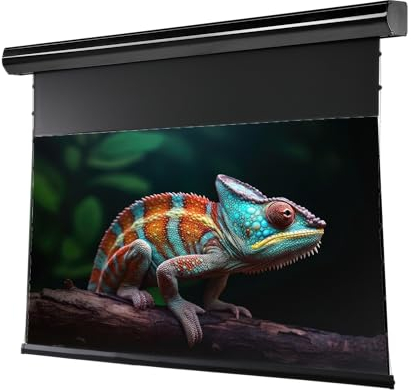 celexon HomeCinema Plus CLR ultra-short throw tension -Screen 90 | 203.7x114.6 cm 16:9 | electric 8K, Full-HD home cinema projection screen | ONLY for ultra-short throw projectors!