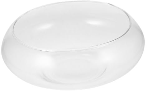 MERRYHAPY Kleiner Glas-pflanztopf Für Sukkulenten Und Bonsai Klarer Hydroponik-Topf Mit Vintage-Design Dekoratives Glas-pflanzgefäß Für Zimmerpflanzen Und Tischdeko Geeignet Für Zuhause