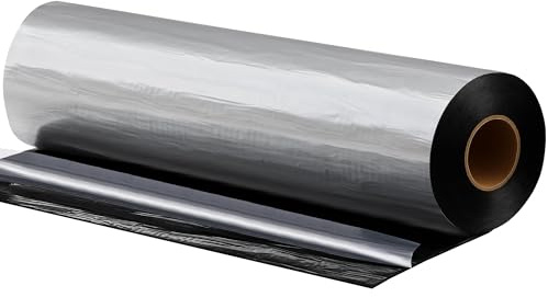Maasechs 1 Pack 20 Inches x 32 Feet Asphalt Patch Window Flashing Tape Weatherproof Sealing Membrane Sealant Self Adhesive SBS Modified Bitumen Patch Asphalt Membrane for Roof Window Driveway Repair