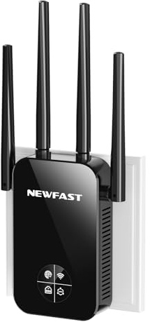 NEWFAST Repetidor WiFi AC1200 Amplificador Señal WiFi