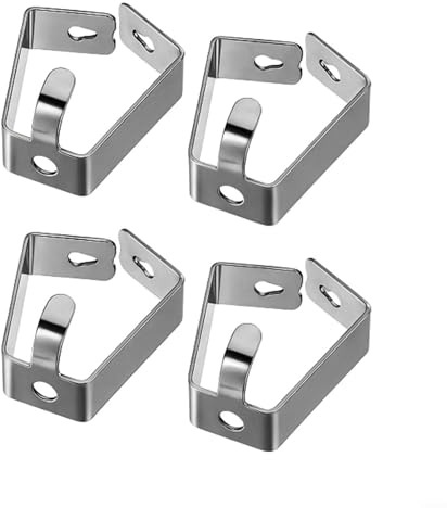 HOHOVYVY Smartspring Lot de 4/8 crochets de suspension réglables en métal 20 x 14 x 13 mm pour art et suspension de photos pour systèmes de suspension à corde
