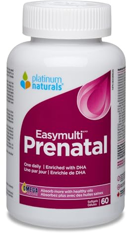 Platinum Naturals Prenatal Easymulti 60 Softgels