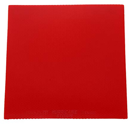 Table Tennis Rubber Cover Pong Rubber Protector Sheet Table Tennis Rackets Replacement Cover (Red) table tennis supplies pong paddle rubber