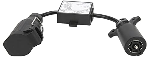 Adapter FÜR AnhÄNger-Beleuchtung, Usa Auf Eu, 7-Polige Buchse (Us-Fahrzeug) Auf 13 Poligen Stecker (Eu-AnhÄNger)