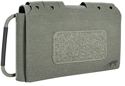 Tasmanian Tiger TT IFAK Pouch Dual Molle-kompatible Erste Hilfe Set Gürtel-Tasche leer für Wandern Outdoor Reise Polizei-Dienst, Steingrau-Oliv IRR