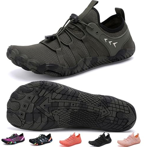 Water Shoes Men Women Barefoot Shoes Outdoor for Beach Aqua Swim Pool River Water Quick Dry Boating Fishing Diving Surfing with Yoga Aerobics