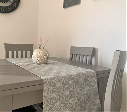 Camino de mesa mantel individual algodón centro mesa gris para mesa elegante manteles individuales tela decoración mesas camino mesa moderno bajoplatos mantel pequeño salón camino shabby chic (1)