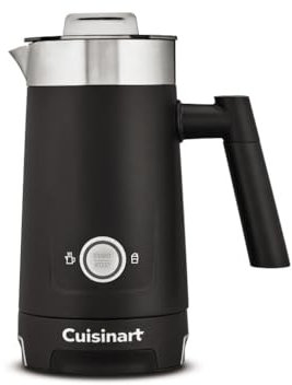 Cuisinart Hot and Cold Foam Milk Frother, Electric Frother for Coffee, Lattes, Cappuccinos, Macchiatos, Hot Chocolate and More, Stainless Steel Nonstick Milk Tank, Cool Touch Exterior, FR-16, Black