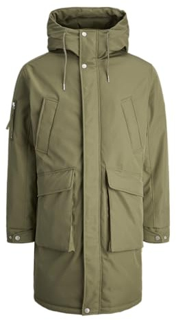 JACK & JONES Jorinwood Twill Parka Jorinwood - Parka de sarga Hombre (Pack de 1)