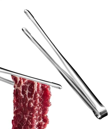 Pinze da cucina per cucinare, pinzette da cucina, pinze per alimenti resistenti al calore, robuste clip per alimenti multiuso per