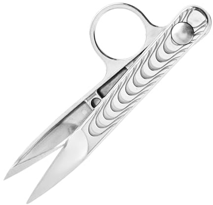 Tijeras domésticas en forma de V con cruces para proyectos de manualidades, viajes, herramienta de costura resistente de acero inoxidable