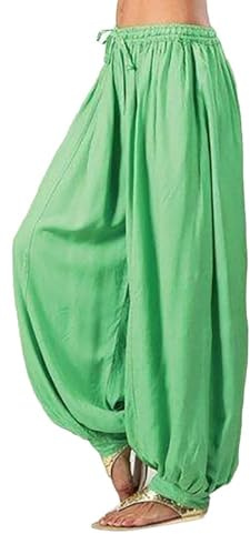 Sexiga läderleggings enfärgad ledig lös yogabyxor byxor dam skulpterande leggings, Färg: grön, M