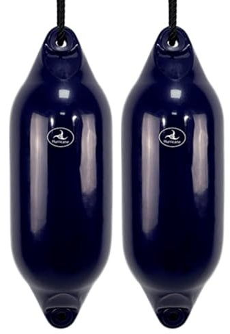 Hurricane Fenders Original Series Boat Fender PM03 53cm x 18cm (21 x 7) - Navy Blue - Pack Of Two
