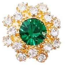 Blume Brosche Kristall Strass Brosche Pin Glänzende Abzeichen Pin Stilvolle Kristall Brosche Elegante Kleidung Hut Tasche Zubehör Schmuck für Frauen Teen Mädchen