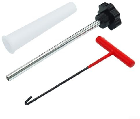 Sandyseptember Reifenventil-Ersatzwerkzeug-Set – Schnellwechsel-Set für Fahrzeugwartung – 3-teiliges Werkzeug aus legiertem Stahl (A schwarz)