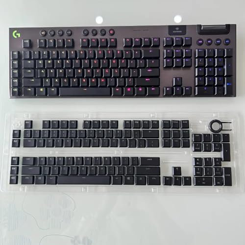 Rutschfeste Ersatz-Tastenkappen, kompatibel mit Logitech G915G913, G815G813TKL Serie, mechanischen Tastaturen, G915-Tastenkappen