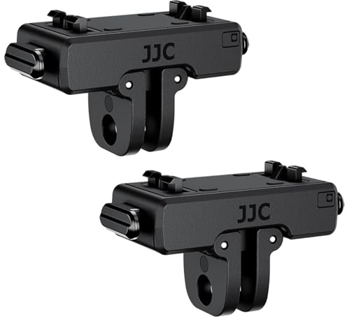 JJC 2 magnetiskt fäste för Insta 360 X5/Ace Pro/Ace Pro 2, snabbkoppling magnethållare för Insta 360 X5/Ace Pro/Ace Pro 2 med vikbara fästen och 1/4 20 UNC