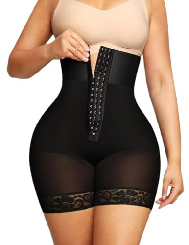 Fajas Colombianas Shapewear for kvinnor Magkontroll Postpartum Body Shaper Butt Lifter Body Shaper Boyshort