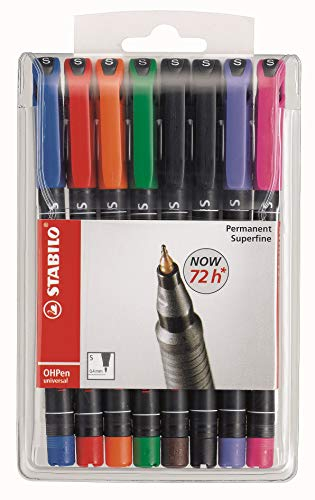 STABILO - Folienstift - OHPen universal - permanent superfein - 8er Pack - 8