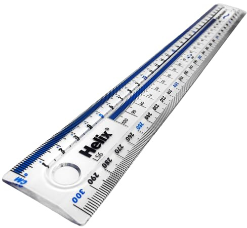 Helix 30cm Shatterproof Ruler