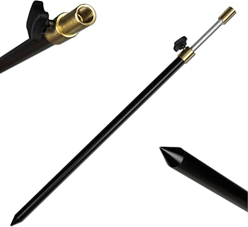 Rutenhalter Bankstick Alu 50-90cm 12/7mm schwarz