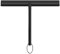 Radikor Rasqueta limpiacristales para Ducha, 26cm Escobilla de Ducha, ilicona limpiaparabrisas, raspador con núcleo de Acero Inoxidable para Ducha, Baño, Azulejos, Espejos, Ventanas - Negro