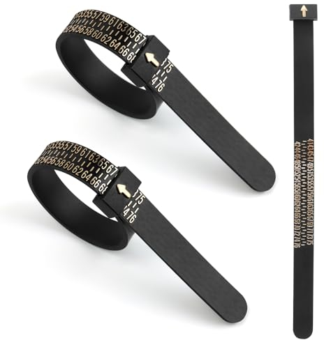 2 Stück RinggröSsenmesser,RinggrößE Messen,Ring GrößEnmesser,RinggrößEn-Messwerkzeug,Ring GrößE Fingerumfang Ermitteln,Fingerumfang,FingergrößE,GrößEnmessung FüR Europa