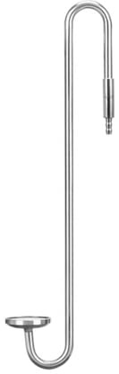 MiOYOOW CO2-diffusor för akvarium, 25/30/35/40 cm 304 rostfritt stål CO2-atomizer med backventil, för exakt planterad aquascaping CO2-dosering