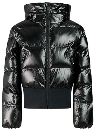 Protest Chaqueta de esquí y snowboard para niña PRTSparkle JR, negro auténtico, 176