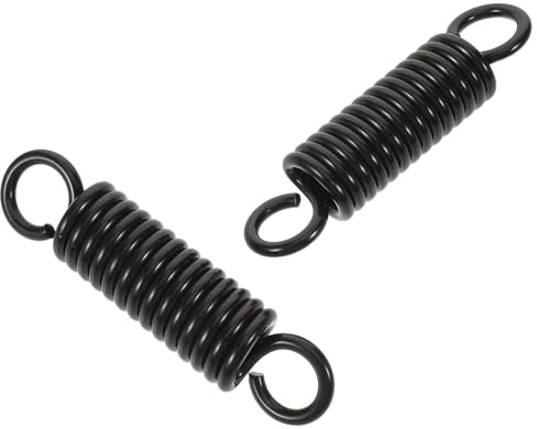 VICASKY 2 Pezzi Molla Dondolo in Acciaio Carbonio Molla Estensibile Nera per Amaca Giardino e Sospeso Resistente alle Intemperie Regolabile per Dondolo Sospeso e Sedia Amaca