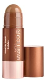 Collistar Twist Velvet Bronzer Stick, Finish Opaco Naturale, per Scolpire e Correggere, Textura in Crema, Coprenza Media e Modulabile, 5 gr
