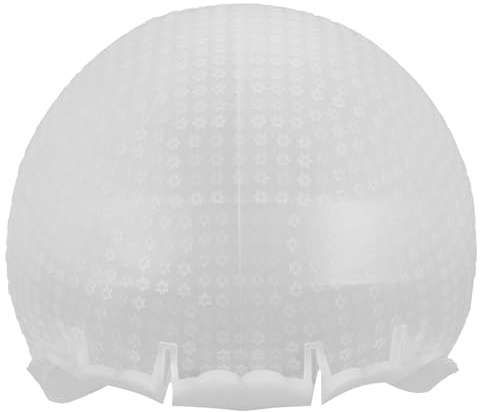 TIKODIDA Cuffia per Meches in Silicone Perforazioni a Croce, Riutilizzabile per Applicazione Precisa di Tintura e Trattamento Chioma