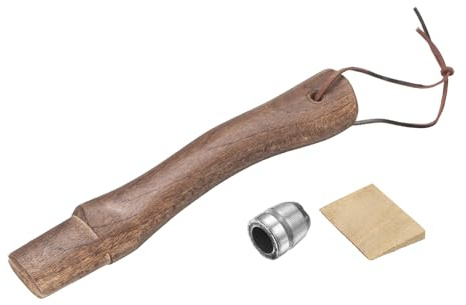 QUARKZMAN Manico Di Ascia In Legno Sostitutivo 26cm Universale Manico Di Ascia In Noce Americano Con Zeppa Rotonda E Legno Per Ascia Da Campeggio E Giardino