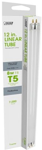 Feit Electric F8T5/CW 8-Watt Fluorescent T5 Bulb