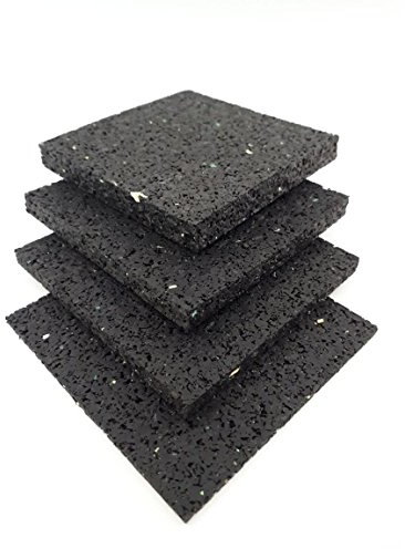 Terrassenpad 30 Stück Terrassenpads Terrassenbau Gummiunterlage 100x100x10 mm