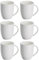 Maxwell & Williams 6er Set Becher, Tassen Cashmere 400ml weiß Porzellan