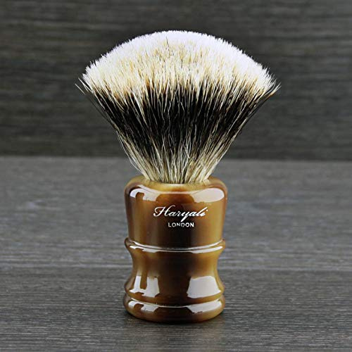 Silvertip Badger Horn Handle Shaving Brush Soft Bristles Razor for Men