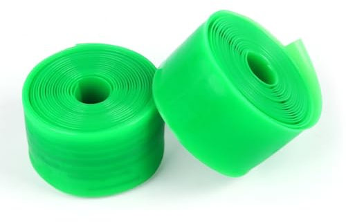 Fahrradreifen Liner,2 Stück Fahrrad Pannenschutzband-Fahrradreifenzubehör für Mountainbike Rennräder MTB Kompatibel mit 30cm 40.6cm 46cm 50.8cm,61 cm,66cm 70cm 73.6cm. (Grün)