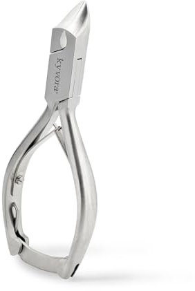 KYVORA, Pedicure, pinza professionale per unghie da piede duro, per pedicure, con punta di sicurezza