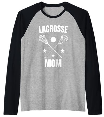 Coole Lacrosse-Kunst für Ehefrau, Mädchen, Frauen, Lax-Helm, Sportliebhaber Raglan